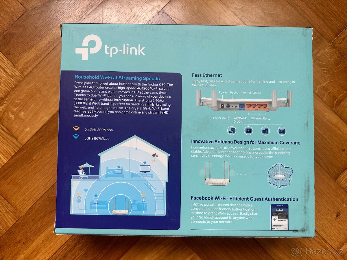 TP-Link Archer C50 AC1200 Dual Band bílý - 2