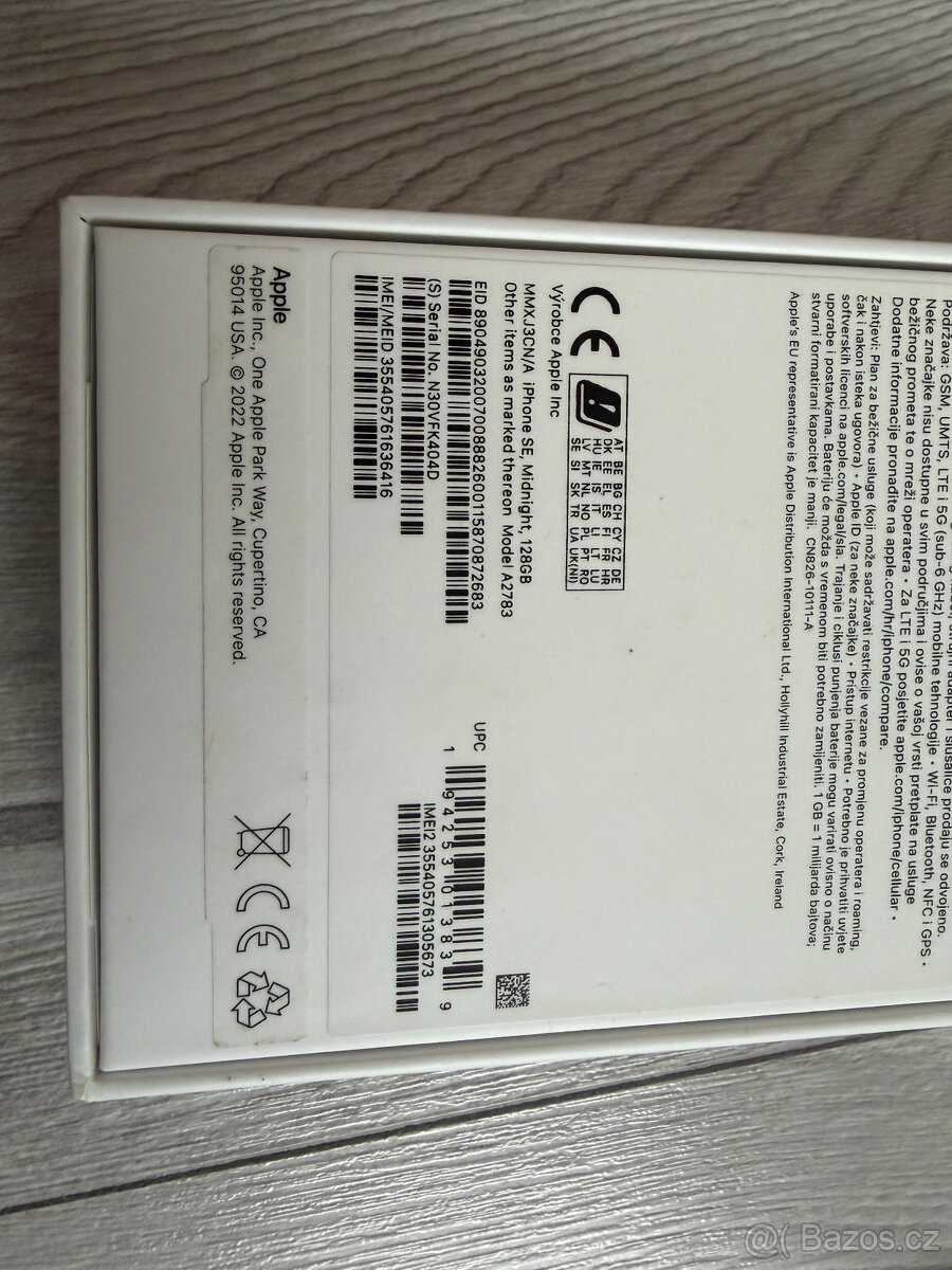 Prodím Iphone SE 2022 - 128GB - 2