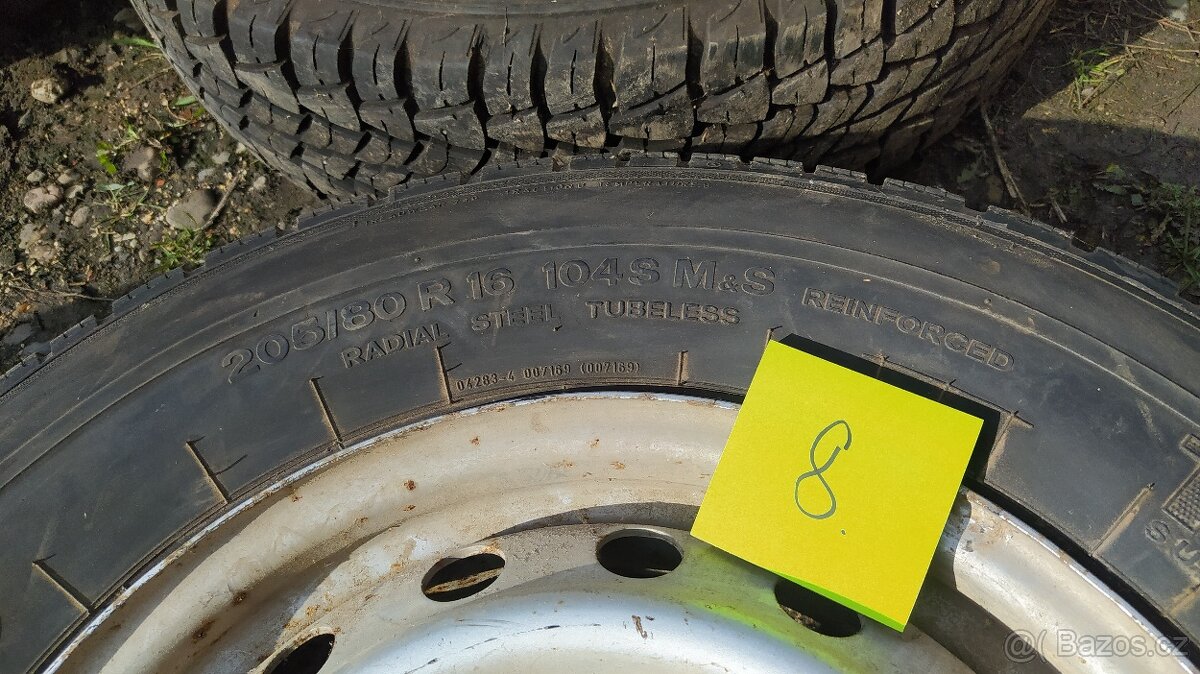 Kolo, pneumatika 205/80 R 16 104S - 2
