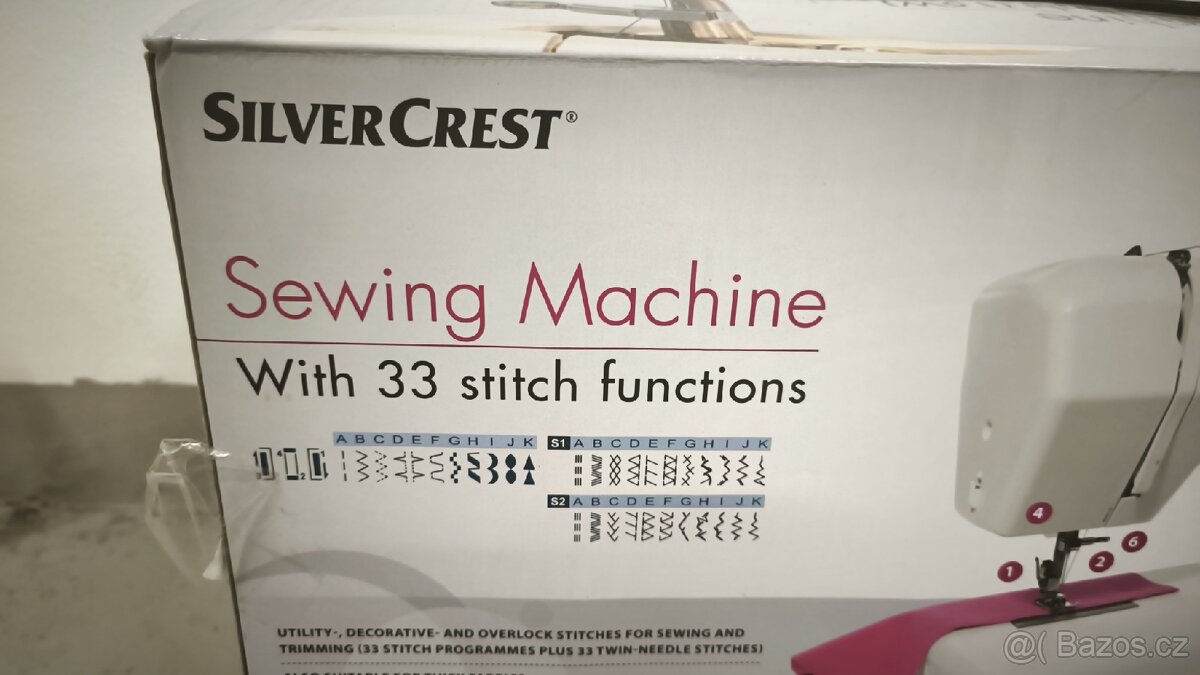 Šicí stroj SilverCrest – nový, pouze vyzkoušený - 2