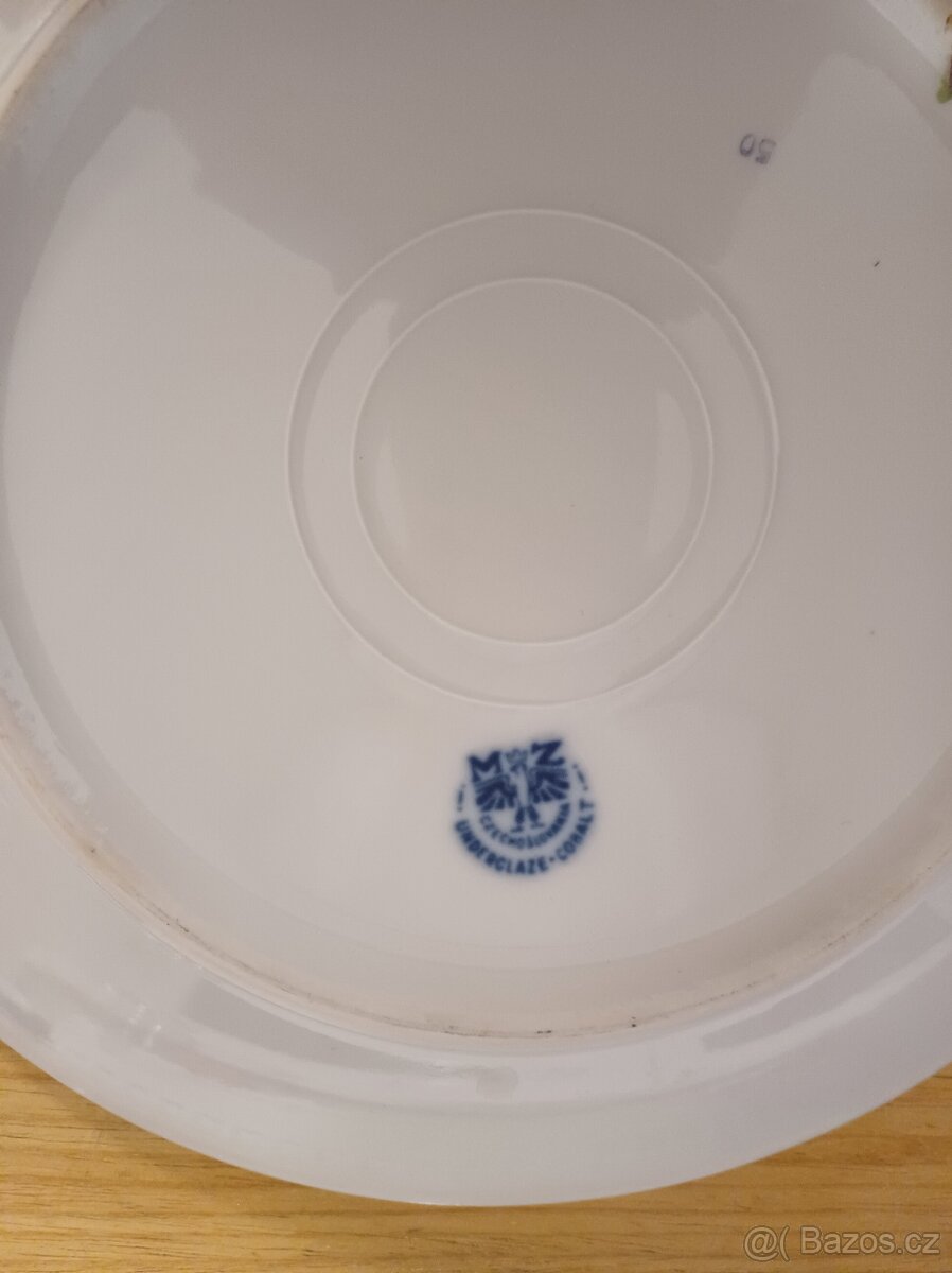 Porcelánový talíř Tři Grácie, Stará Role - 2