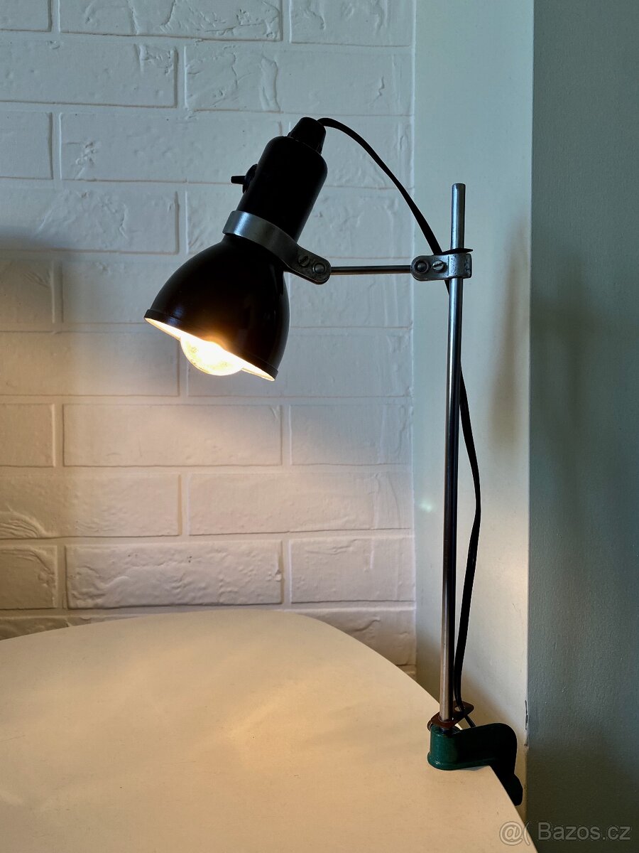 Bakelitová lampa na pracovní stůl ve stylu Bauhaus - 2