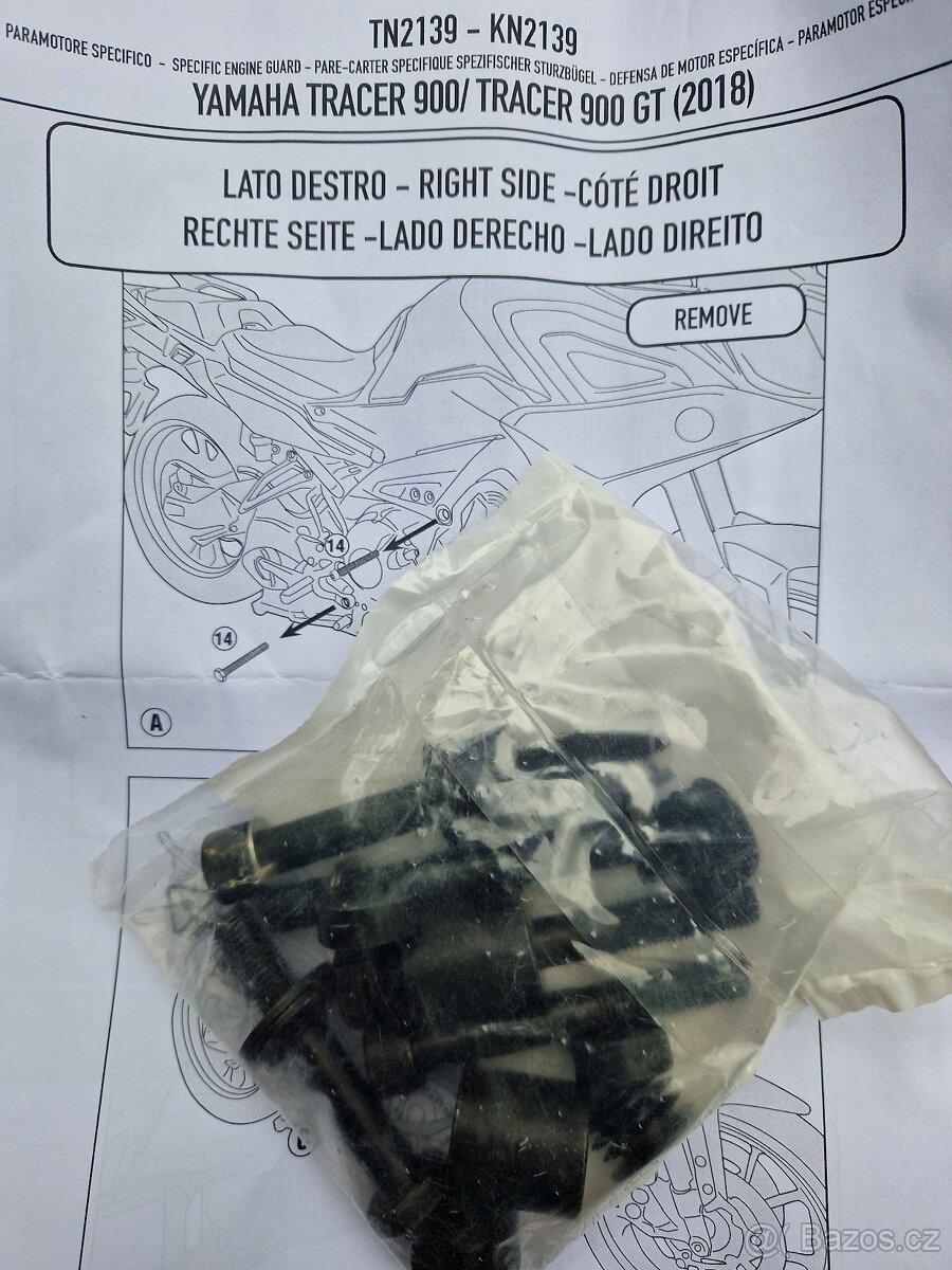 Yamaha Tracer 900 - padací rám Kappa - 2