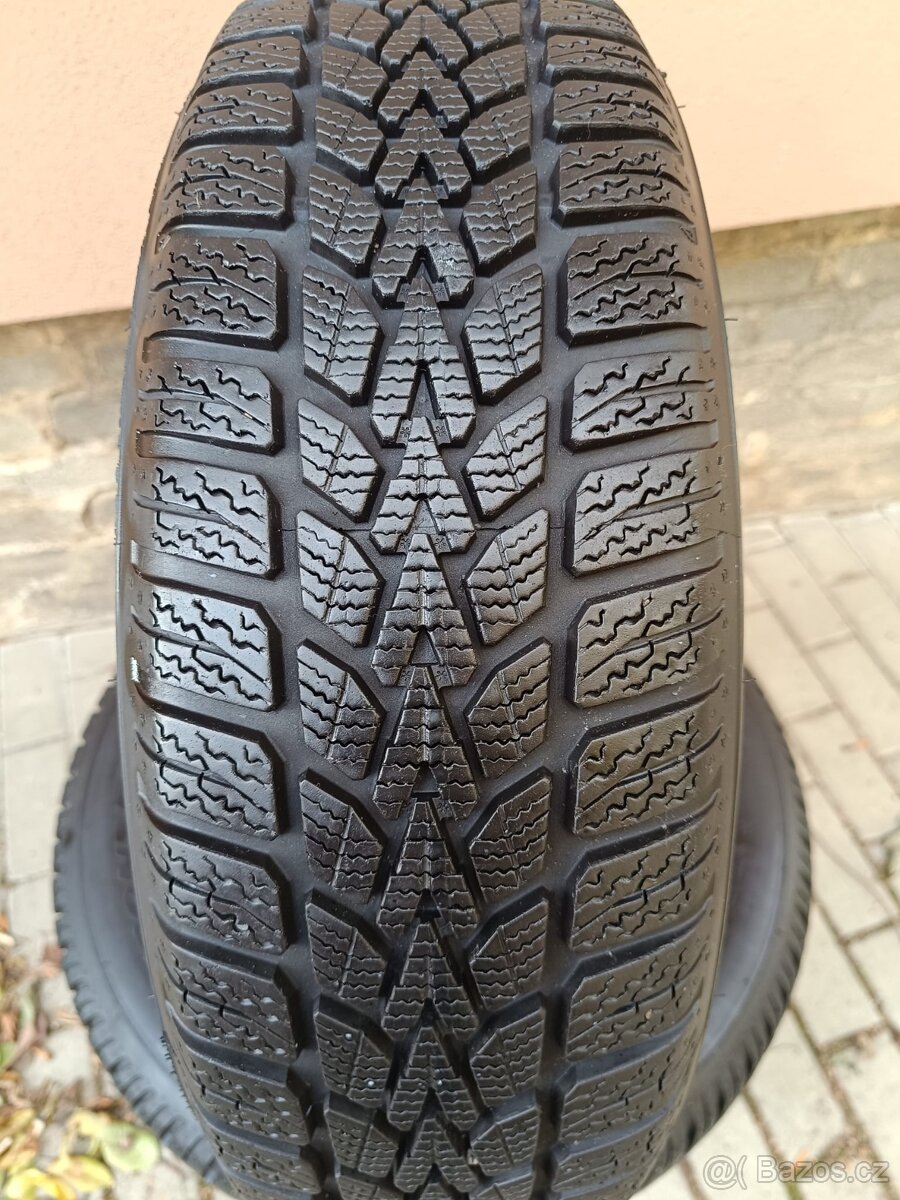 4x 175/70 r14 84T Dunlop 8 mm - zimní zánovní 175/70/14 - 2