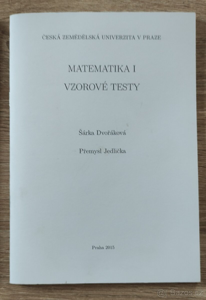 Skripta ČZU - Matematika a Chemie - 2