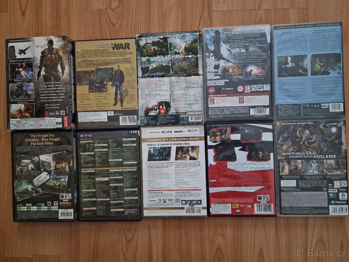 Staré PC hry. Viď foto. Niektoré nové. - 2