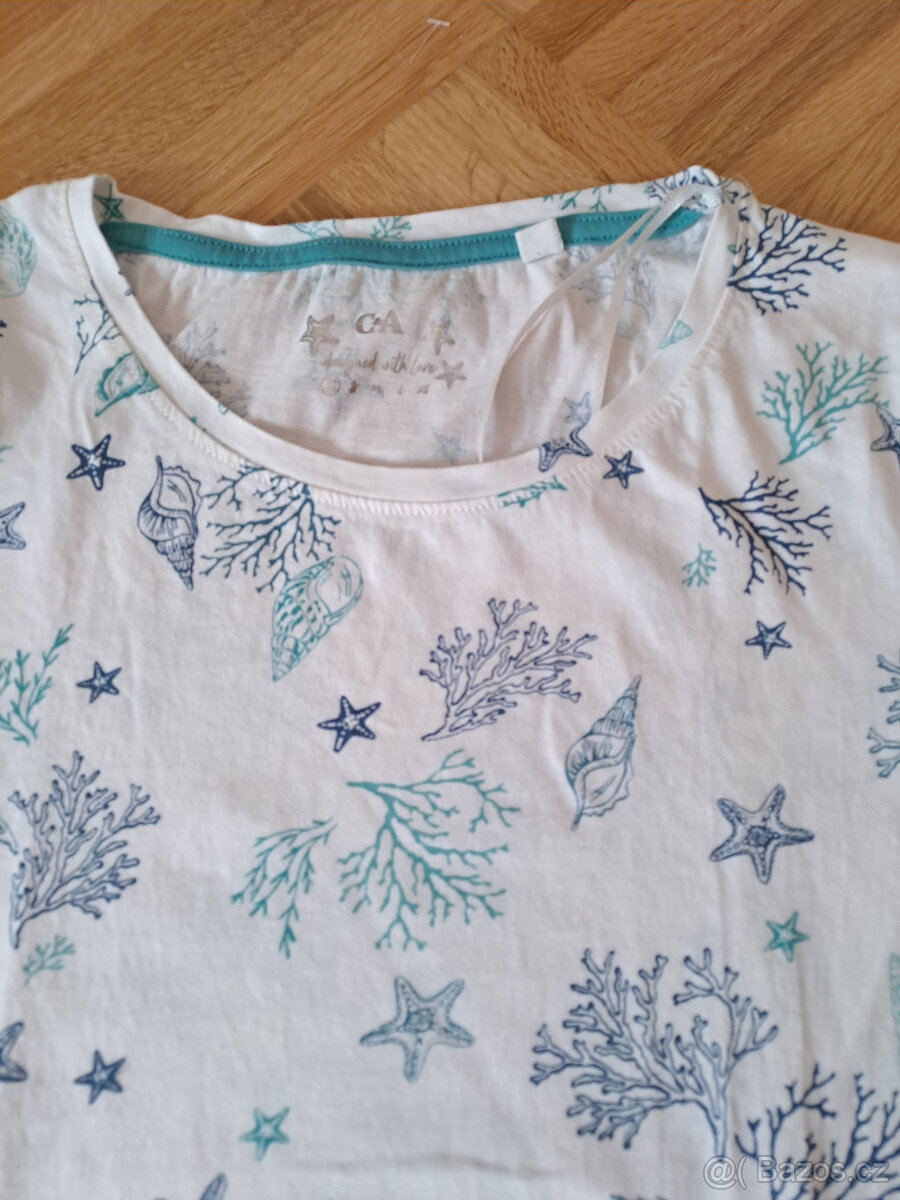 N.o.v.é. mušličkové tričko CA vel. XS - 2