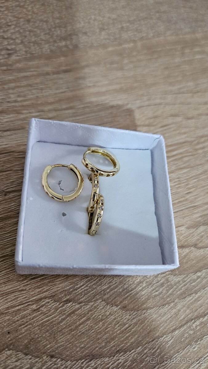 Naušnice kroužky a pecičky - 2