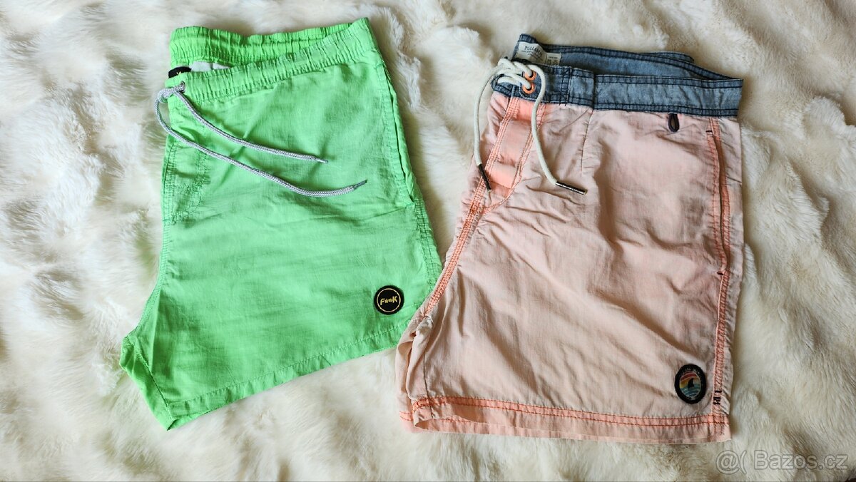 Pánské šortky/ plavky 2 kusy vel. L - 2