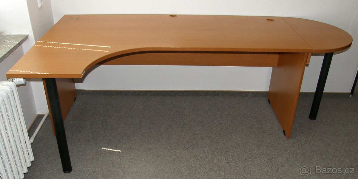 Kancelářský rohový stůl GE 1800 P od firmy HOBIS + kancelářs - 2