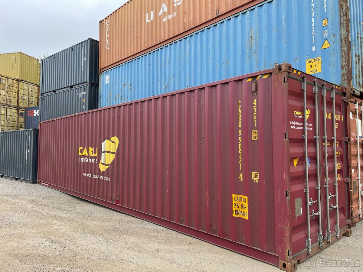 Skladový ISO lodní kontejner 40ft (12m) SKLADEM Brno 5 let - 2