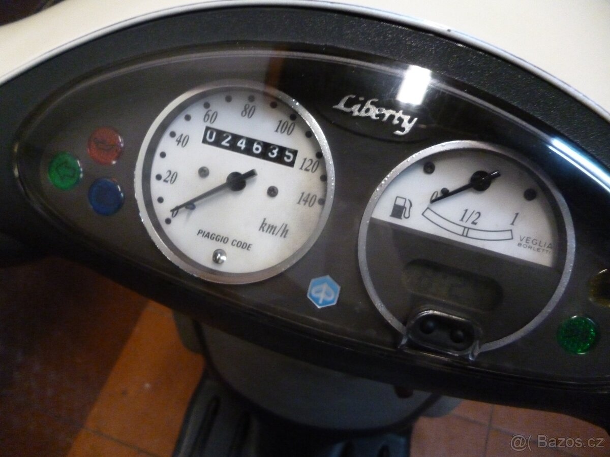 Piaggio Liberty 150. Najeto 24 600km. Rok 2001 - 2