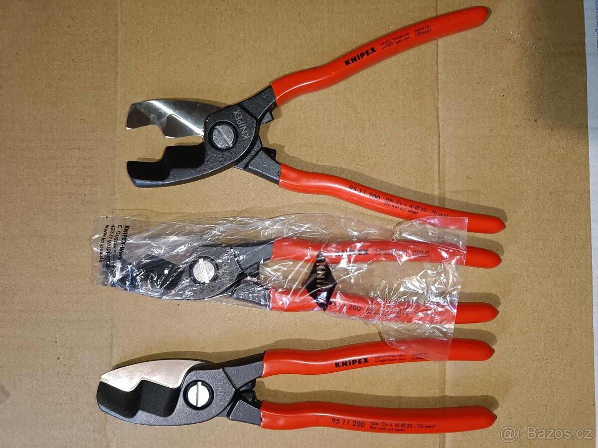 Prodám kleště Knipex 7861125,9511200 a 7402200 - 2