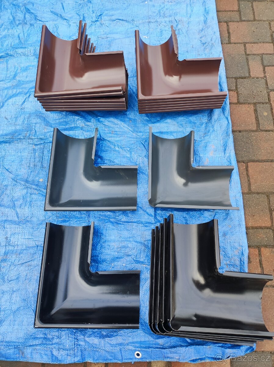 Žlabové rohy - vnitřní, vnější 330mm - 2