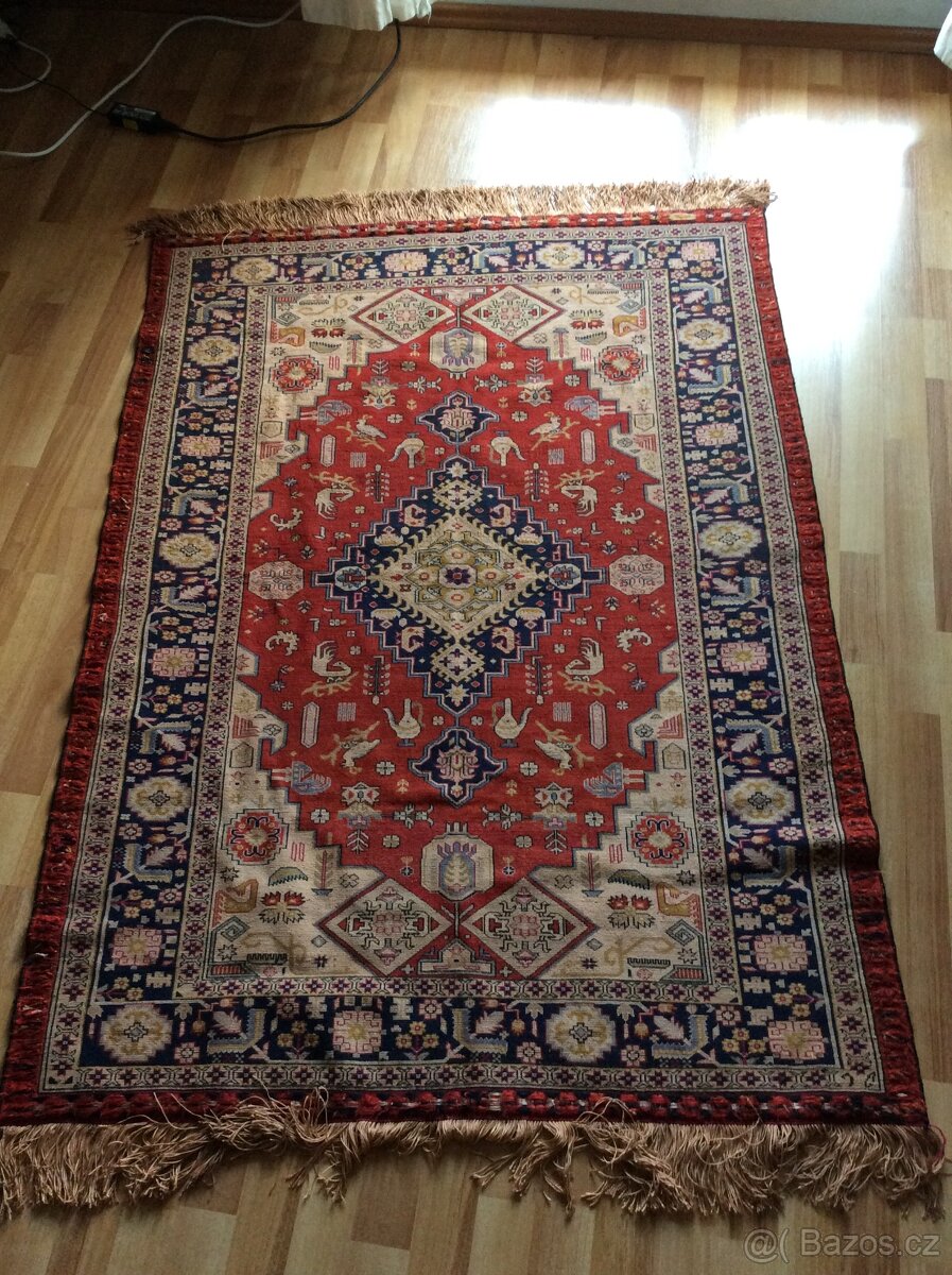 🇮🇷 Pravý perský unikát – 100% hedvábí - Mashad - 2