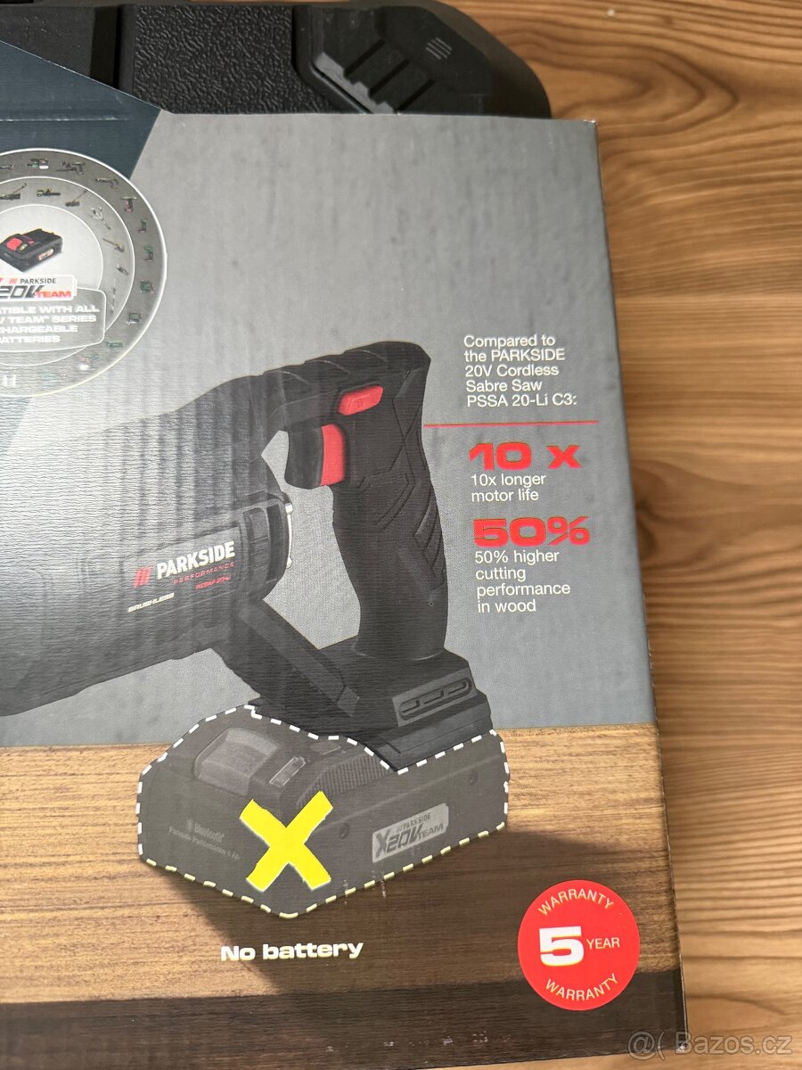 Parkside Performance Aku pila ocaska PSSAP 20-Li E6 - 2