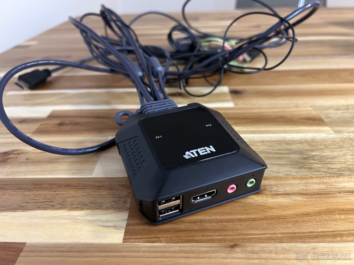 ATEN CS22H přepínač KVM HDMI 4096 x 2160 Pixel - 2