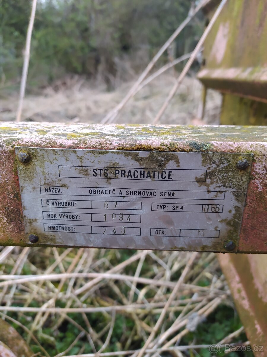 Obraceč a shrnovač sena - 2