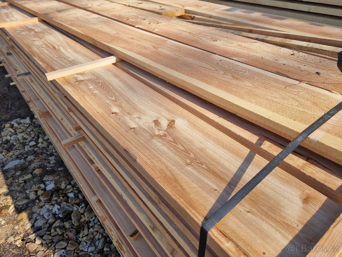 Modřínové prkno 30x205x5000 - 2