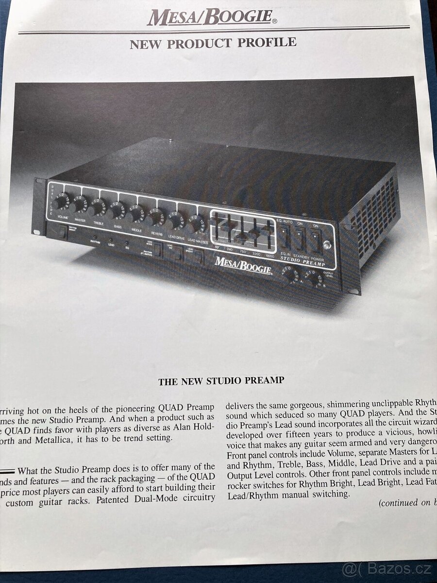 MESA BOOGIE STUDIO PREAMP - 2