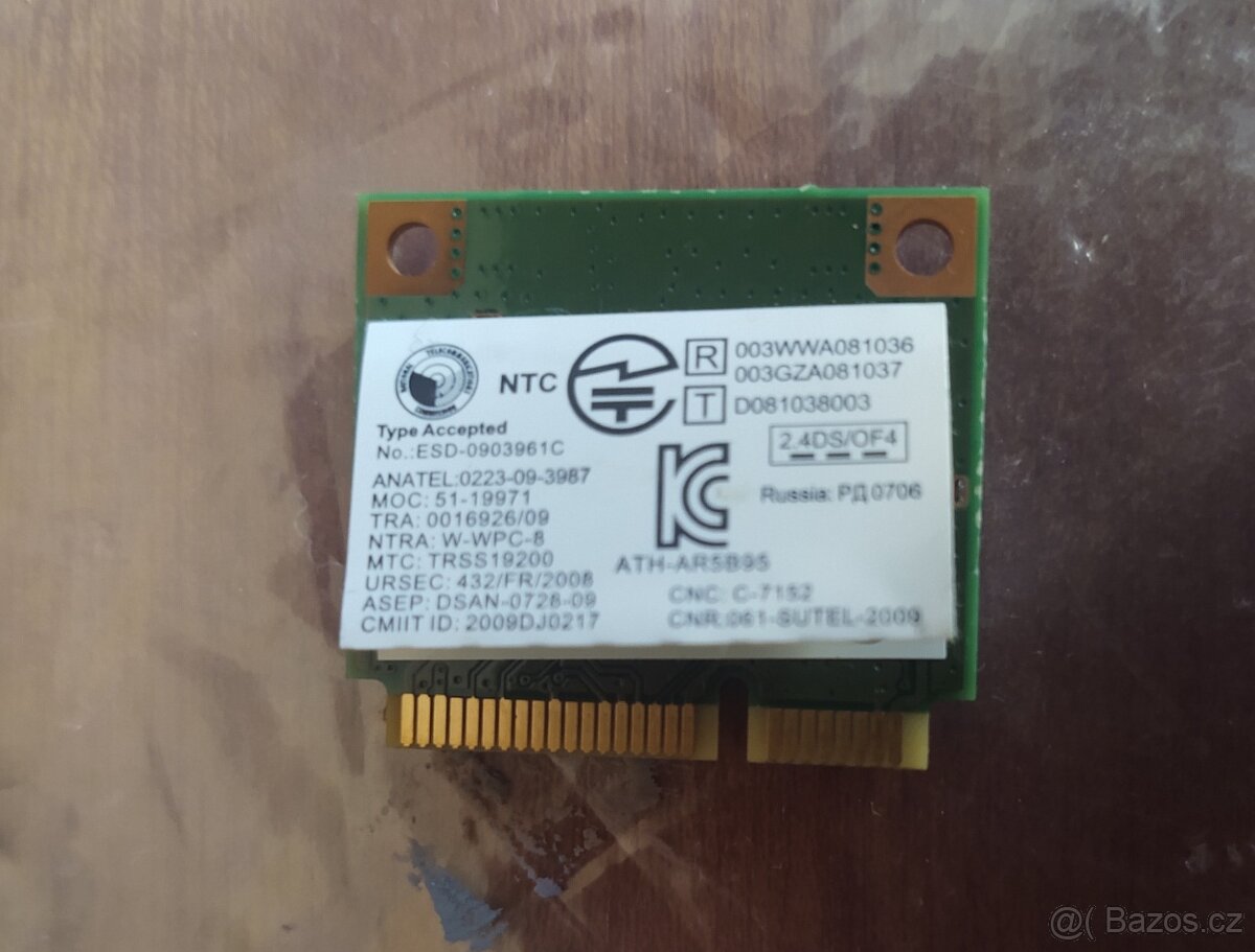 Modul Wireless WIFI NTC ANATEL ESD 0903961C - 2