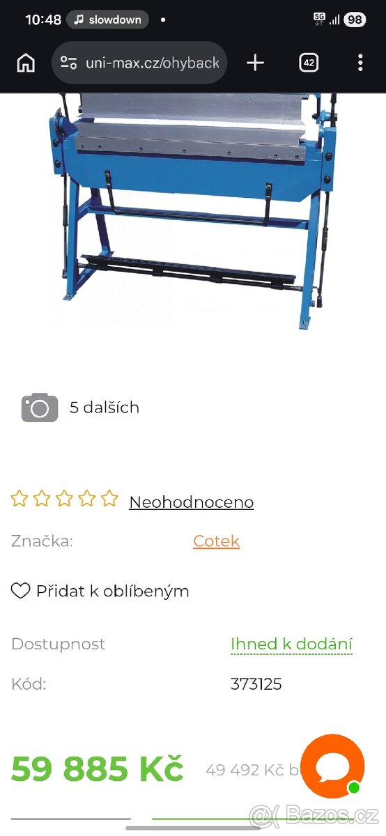 Profi segmentova ohybacka plechu - 2