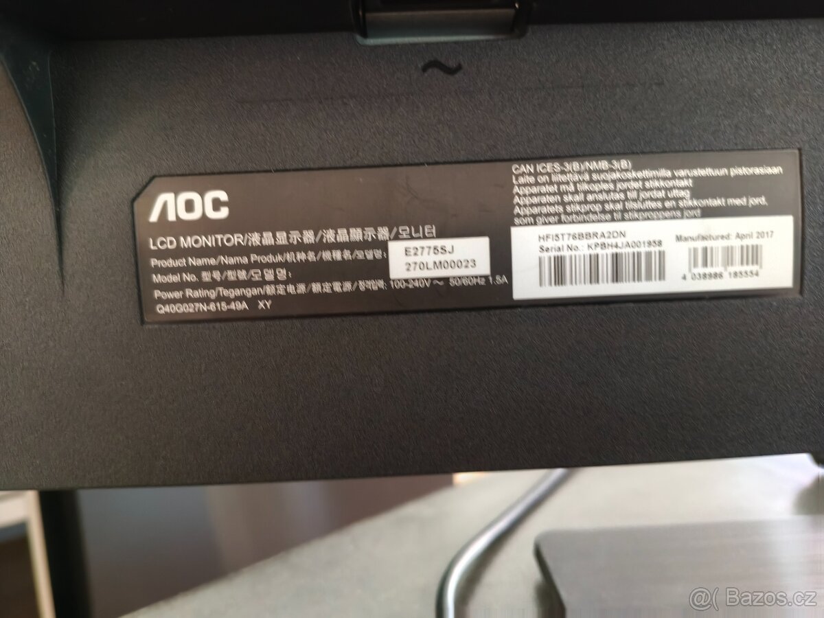 AOC monitor fullhd 27" - 2