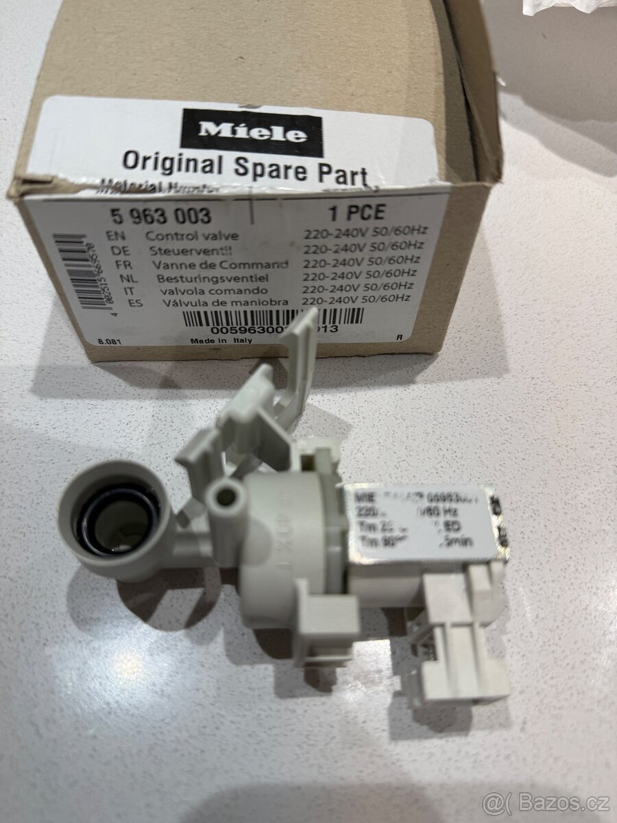 Miele - řídící ventil 220-240V 50/60Hz - č.d. 05963001 - 2