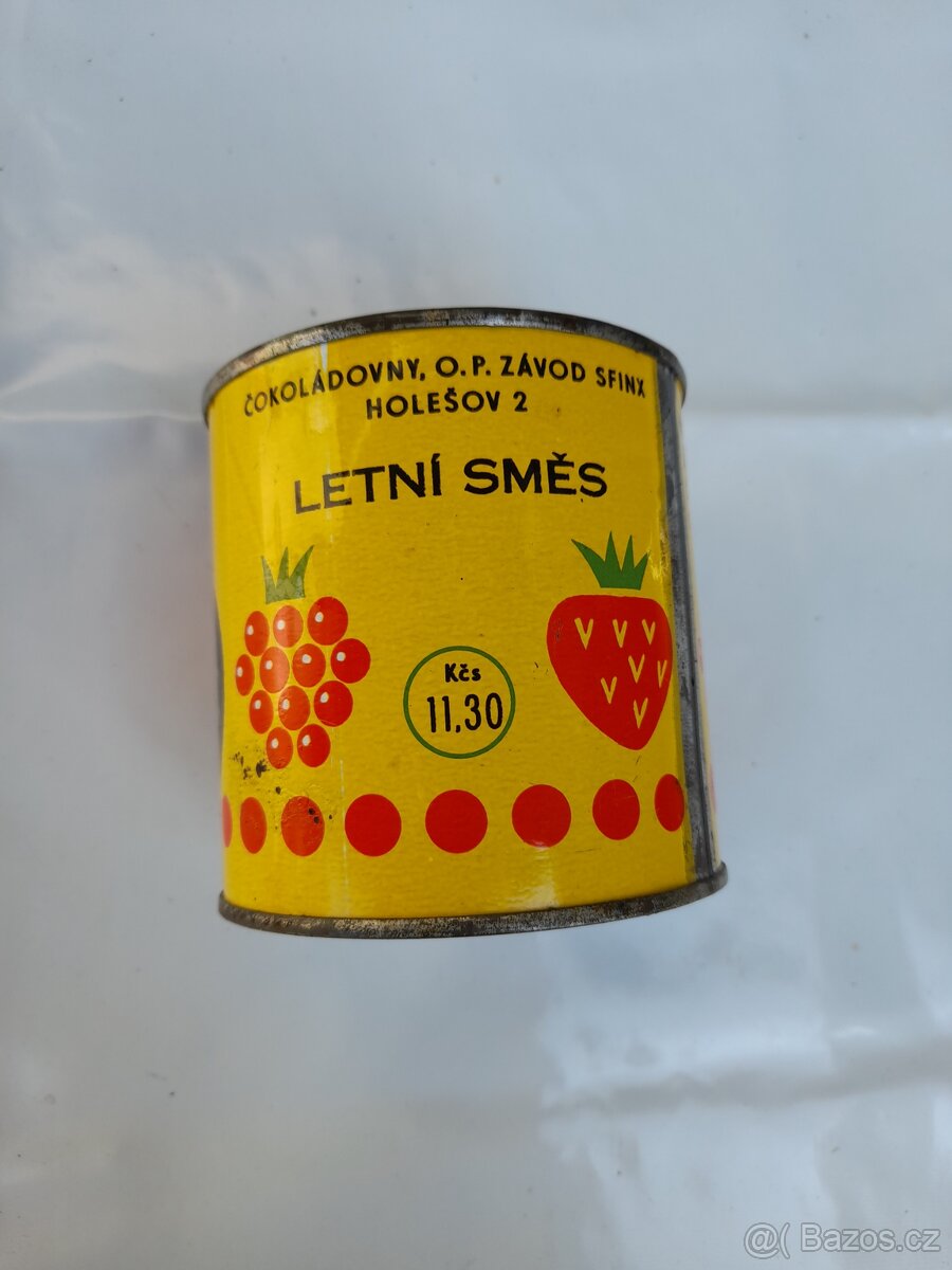 Sběratelská retro plechovka - 2