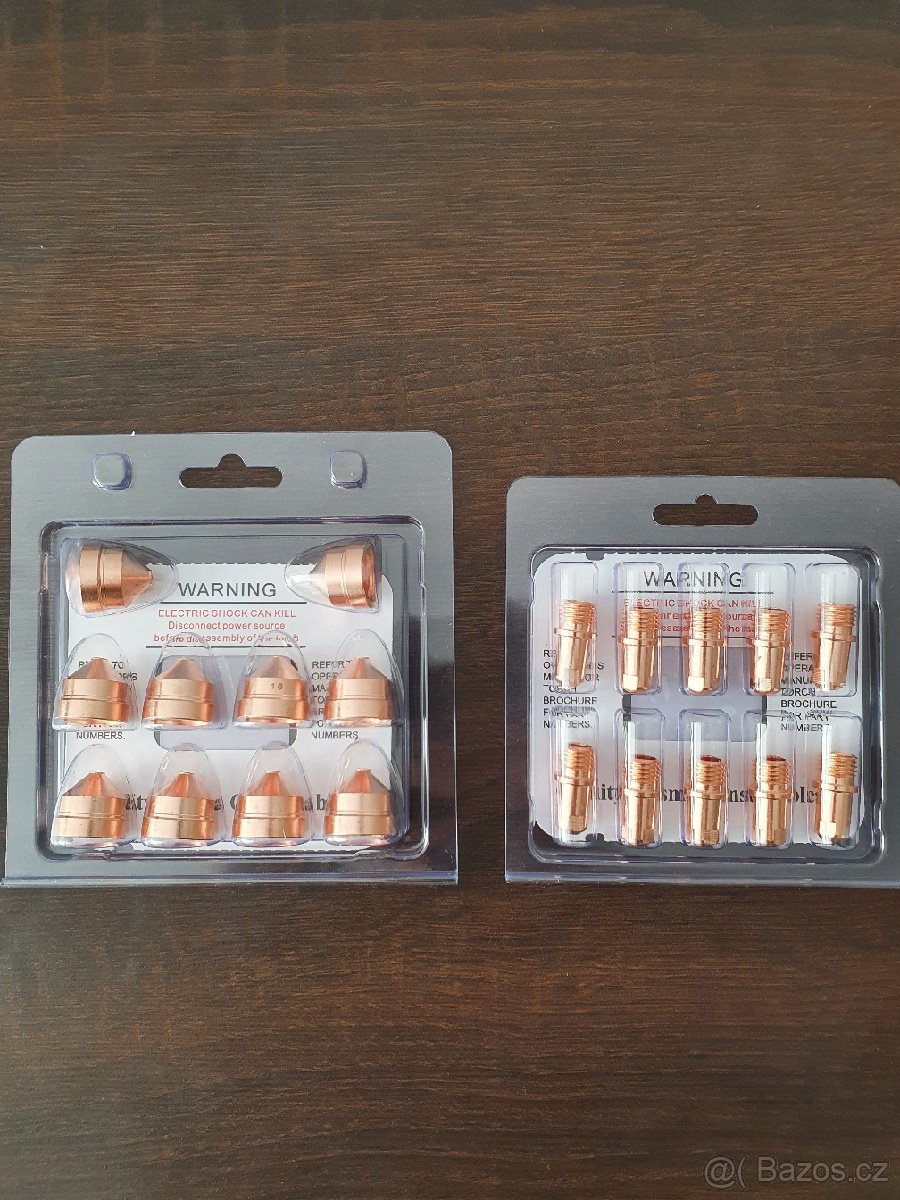 CP 160 Plasma - trysky a elektrody - 2