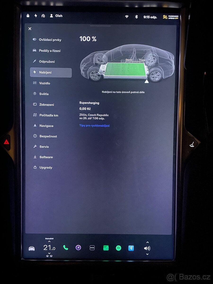 Tesla Model S 85 DOŽIVOTNÍ NABÍJENÍ ZDARMA - 2
