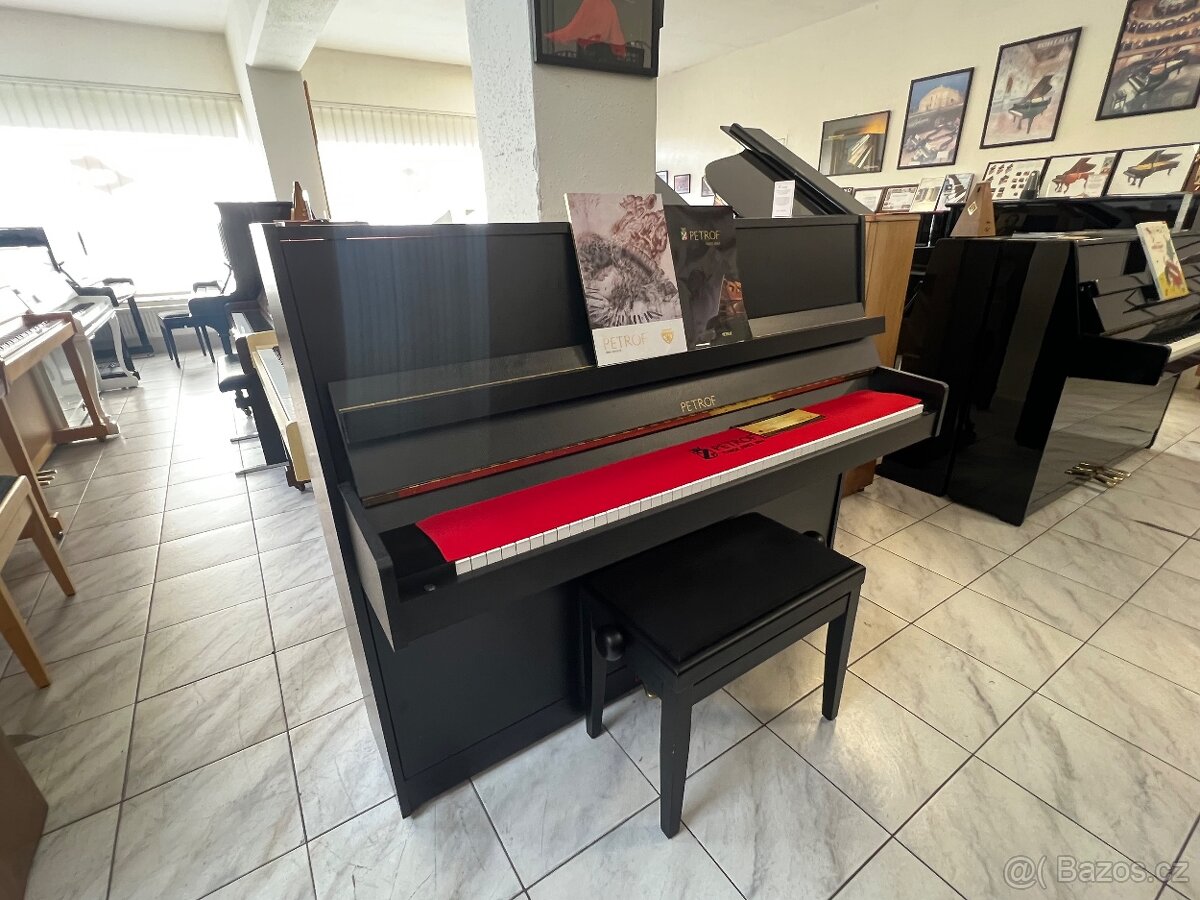 Petrof L118 se zárukou 5 let, doprava zdarma, včetně židle - 2