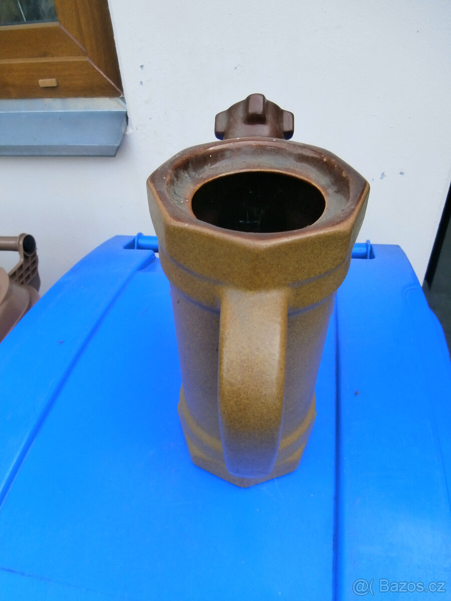 Džbán keramický, konvička za 500 kč včetně zaslání - 2