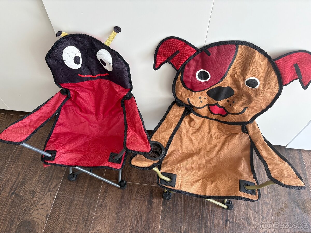 2ks dětské skládací křeslo křeslo - 2