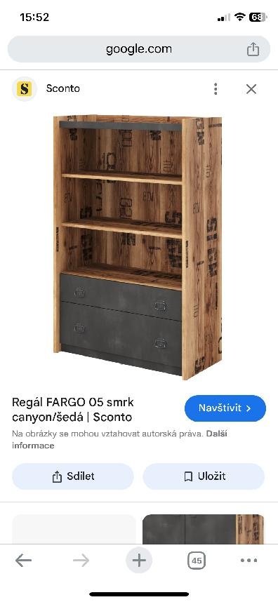 Psací stůl, komoda, vestavná skříň - 2