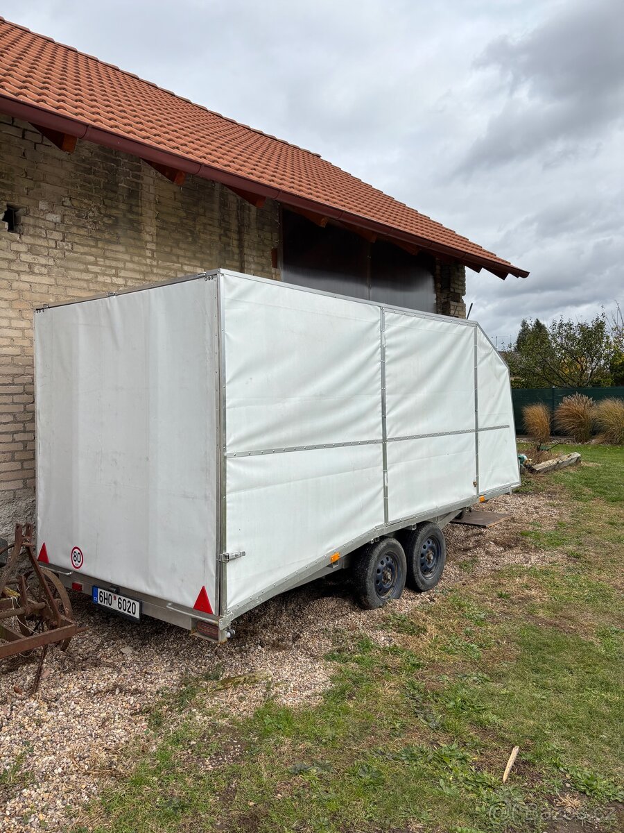 Přívěsný vozík dvouosý - 2