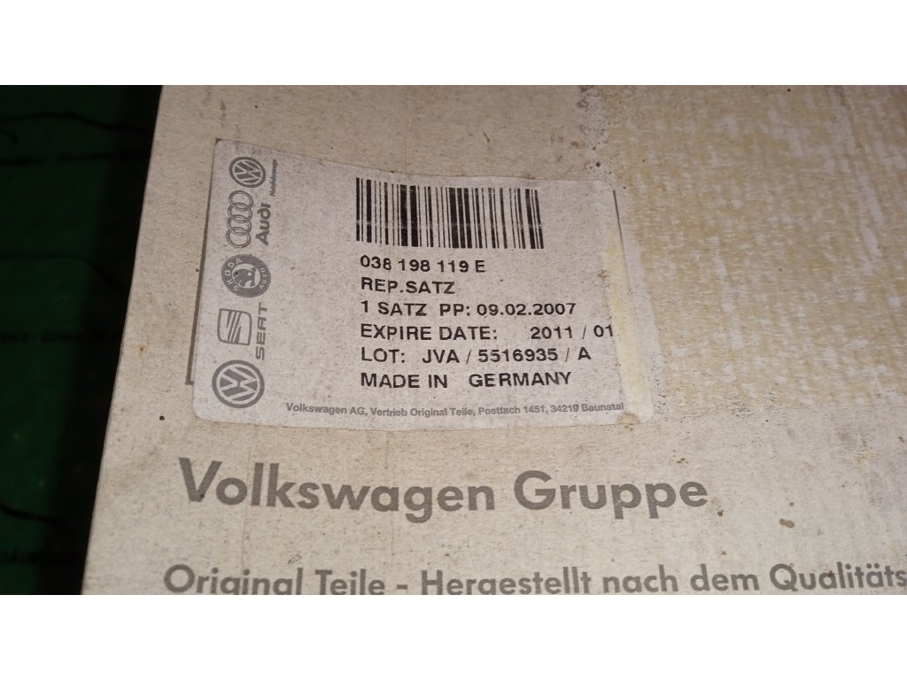 rozvodová sada VW pro motory 1.9TDi, 1.9SDi 038198119E - 2