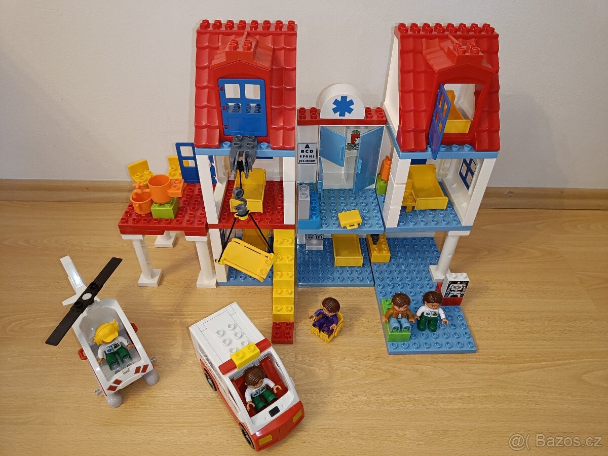 Stavebnice hasiči, policie, nemocnice - pasuje na Lego Duplo - 2