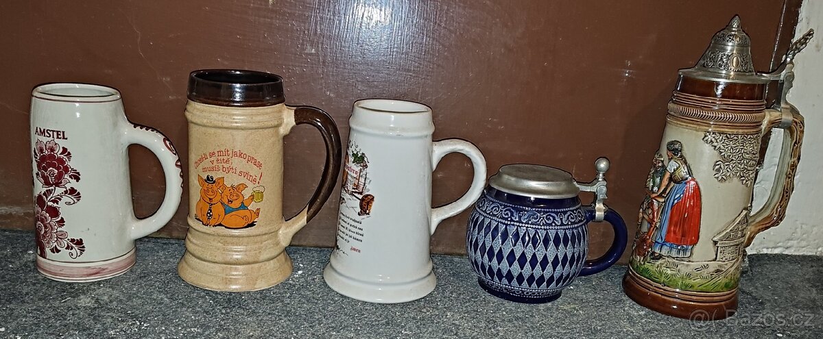 Pivní půllitry sbírka - 2