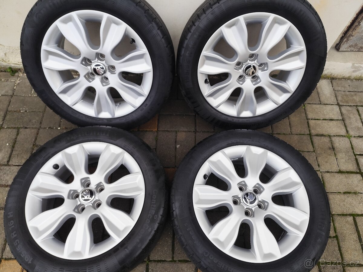 ALU 5x100 r16 AUDI/VW + PNEU - 2