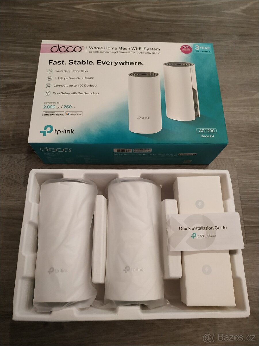Mesh WiFi systém TP-Link Deco E4 (2-pack) - 2