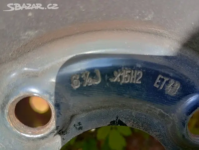 Fiat 15" plechové disky - 2