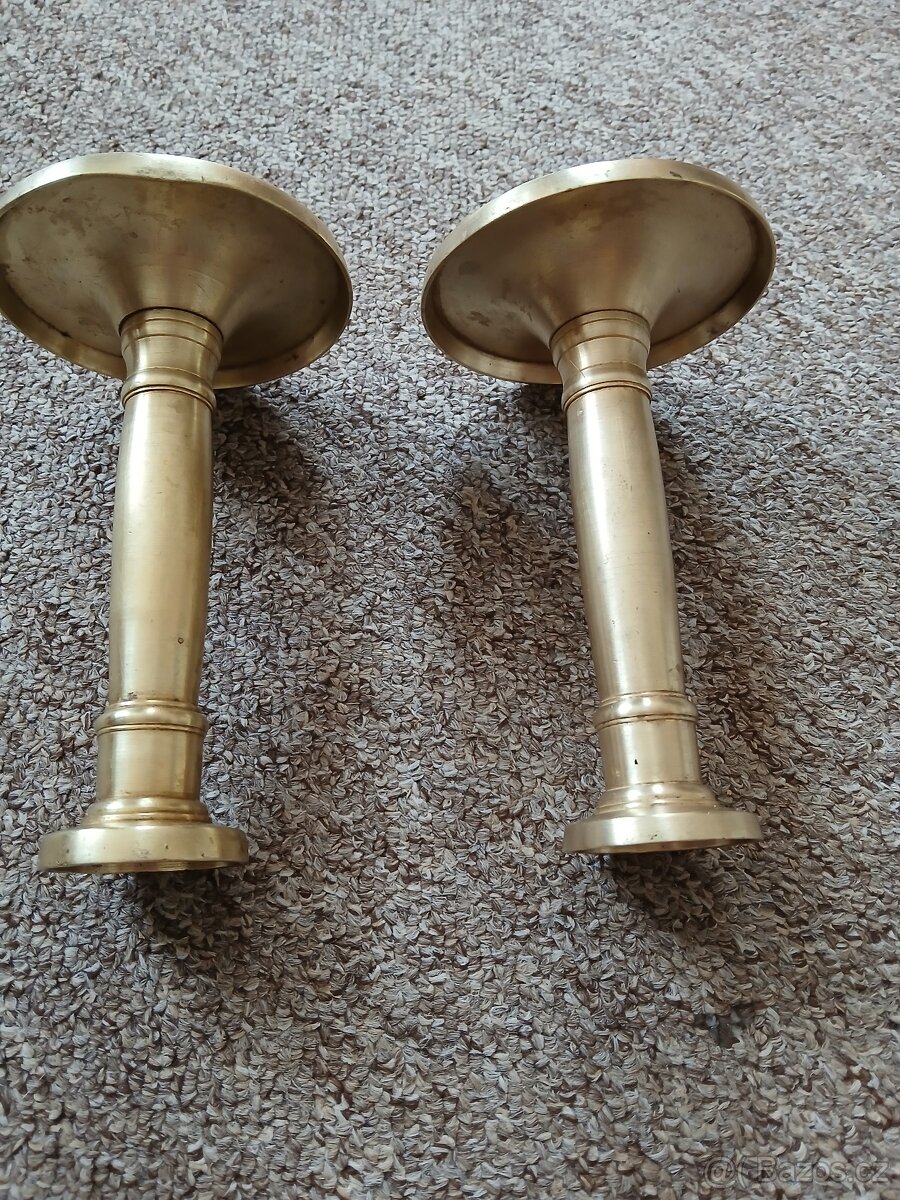 Mosazné svícny - 2