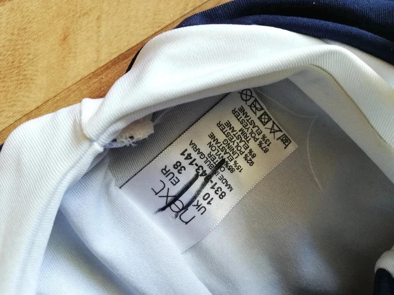 Anime - nádherné dívčí (dámské) jednodílné modrobílé plavky - 2