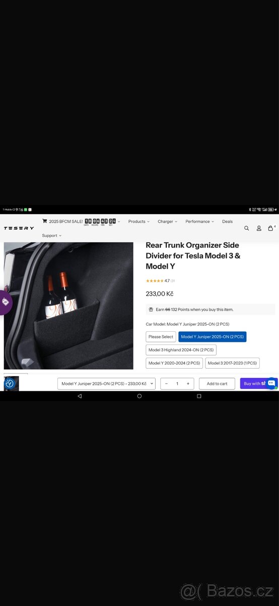 Gumové koberce do Tesla Y - 2