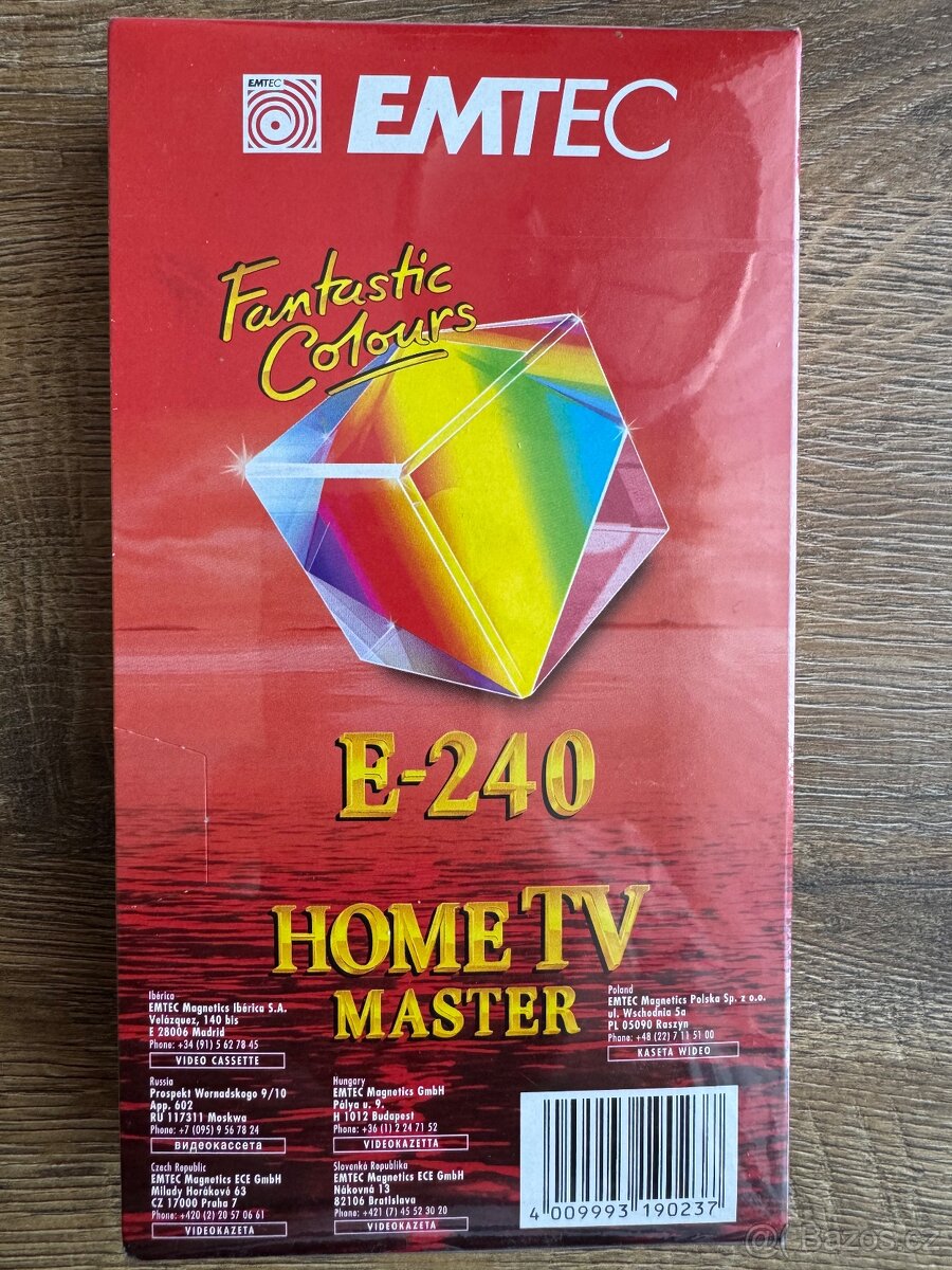 Videokazeta EMTEC Home TV Master, E-240 - 2