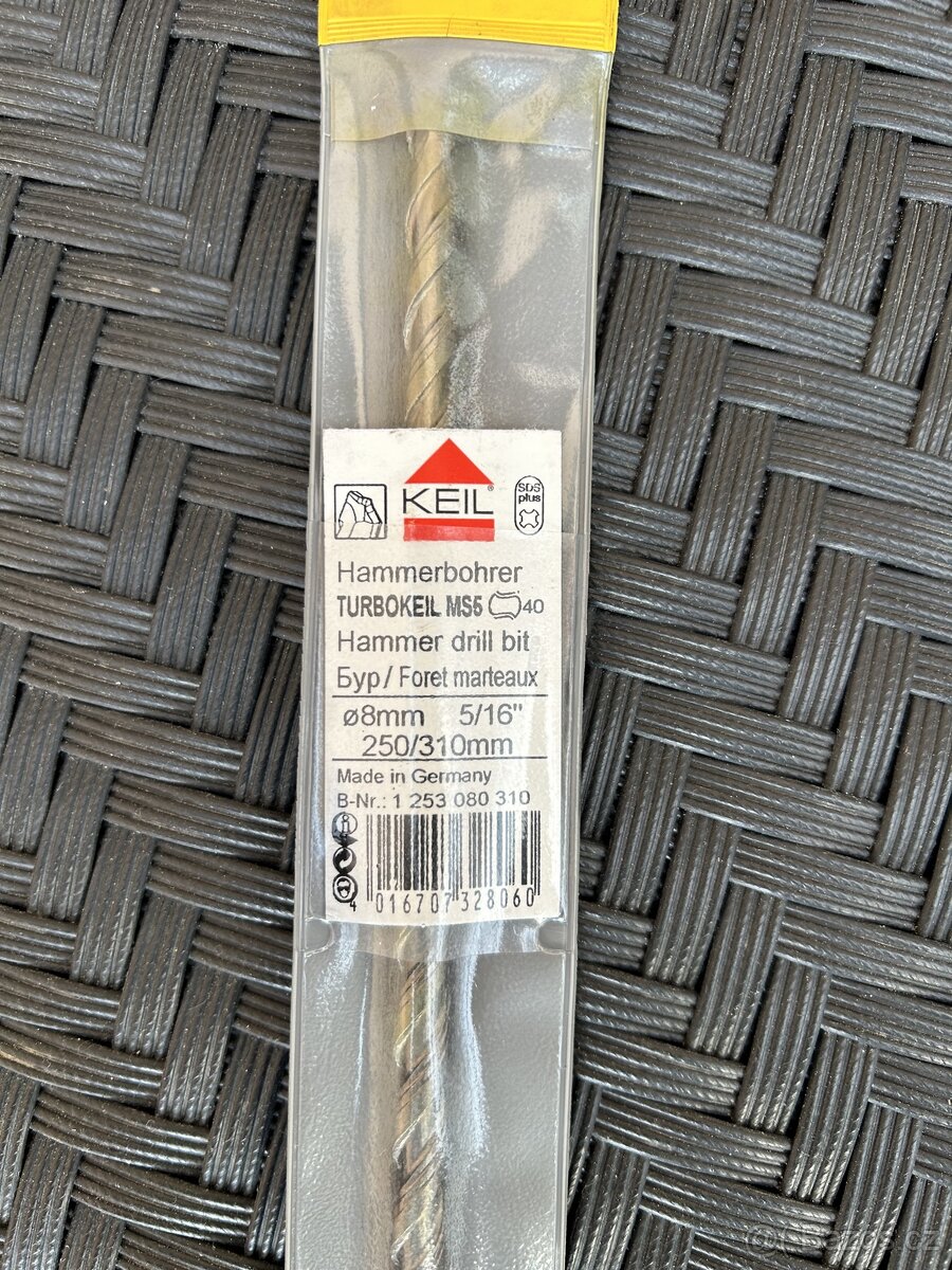 Nové vrtáky 130ks SDS plus 8x250/310 - 2