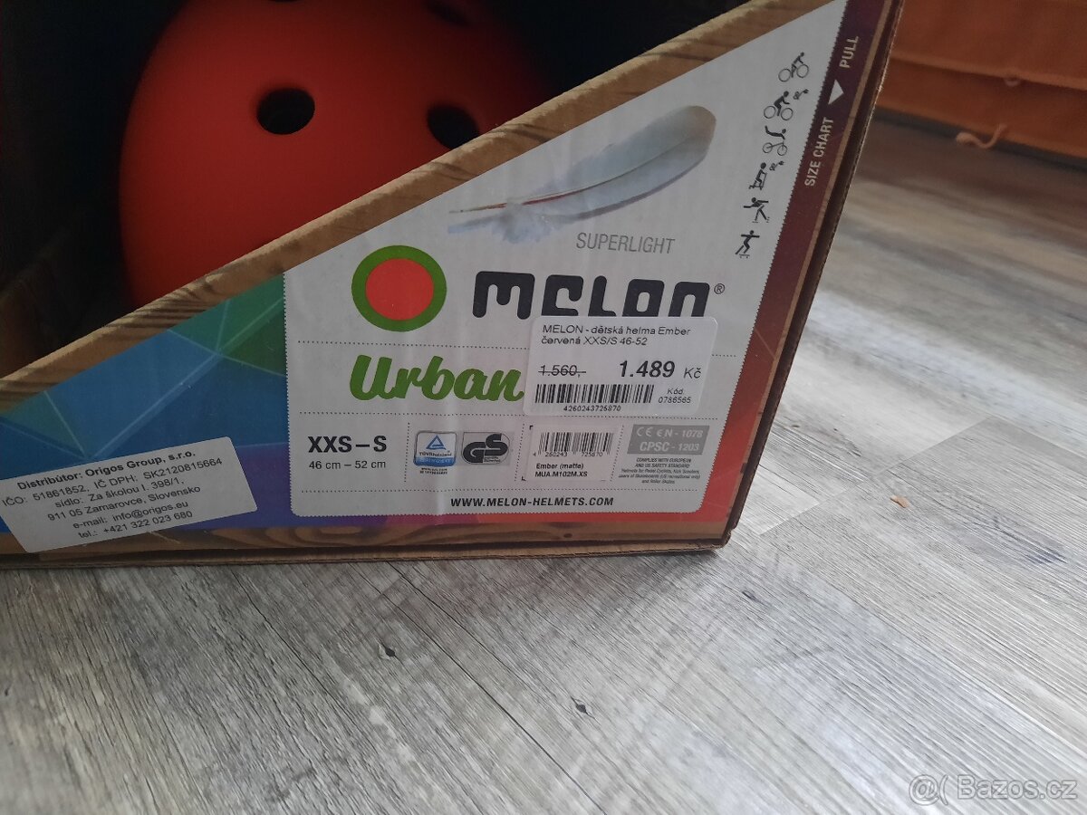 Dětská přilba Melon Toddler Rainbow Red - 2