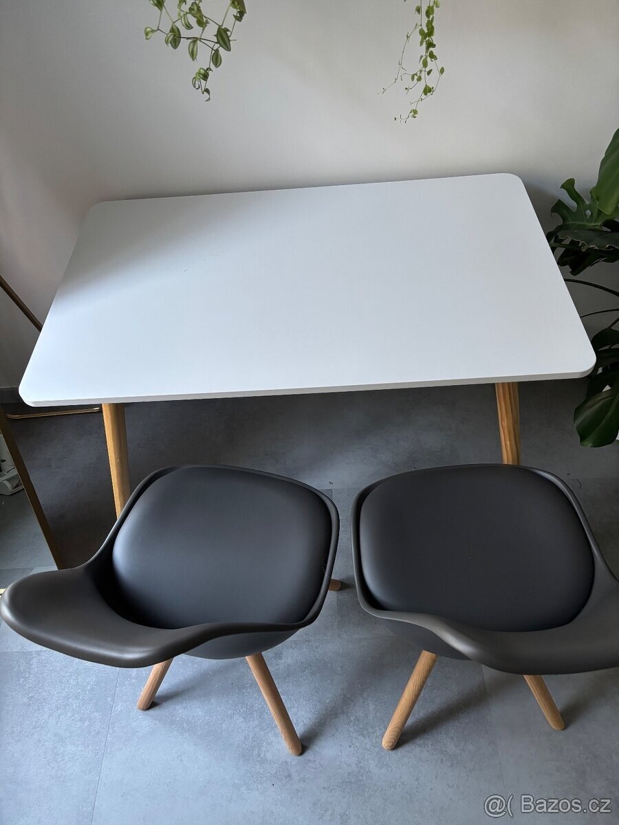 Jídelní židle Lilly šedá - 2