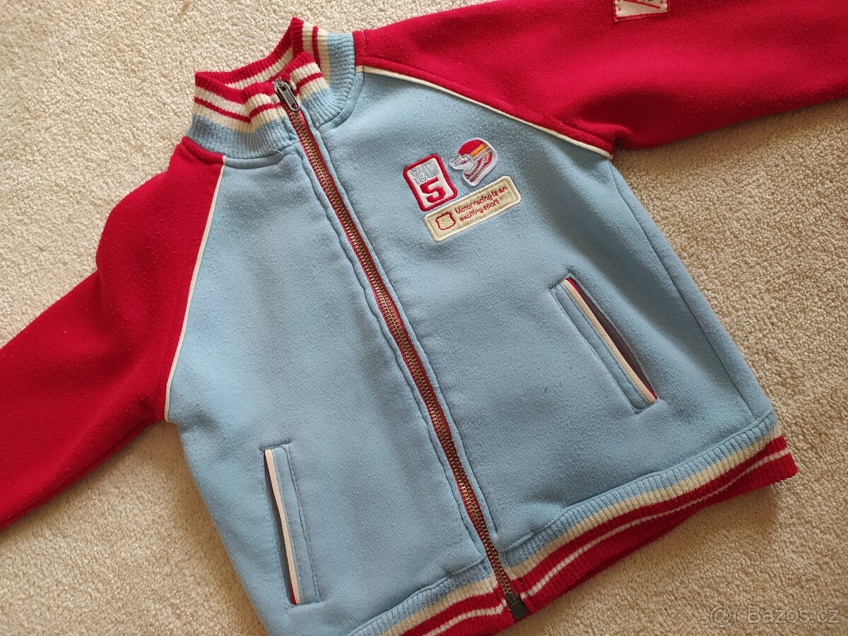 Mikina dětská 104 na zip - 2